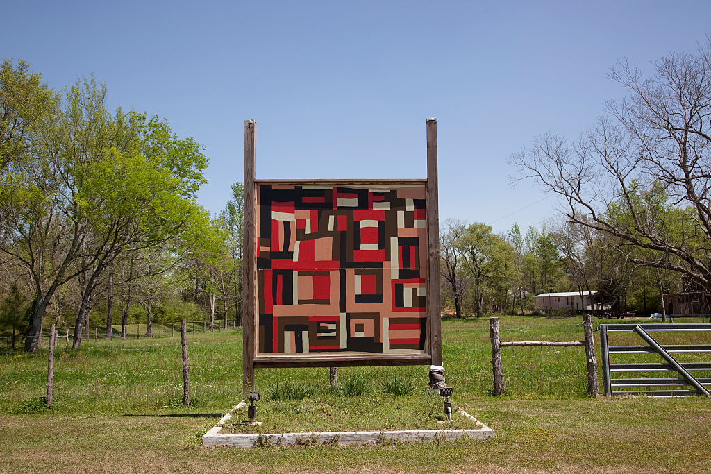 A quilt on display in Gee’s Bend, Alabama.